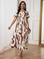 WesternStitch GEO PRINTED MAXI DRESS WesternStitch