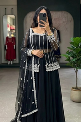 Traditional Designer Lehenga Set with Intricate Beadwork