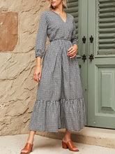 WesternStitch black and white gingham maxi dress WesternStitch