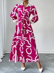 WesternStitch Pink Pop Art Shirt Dress WesternStitch