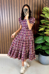 Elegant Pure Cotton Silk Frock for Women