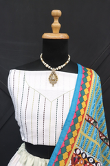 Printed Muslin Cotton Lehenga Choli