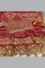 Premium Space Silk Zari Saree