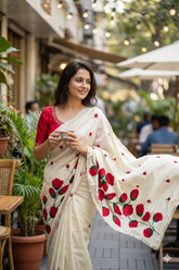 Prime Designer Mirror Work Saree