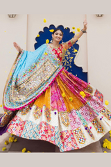 Digital Print Muslin Cotton Lehenga Choli