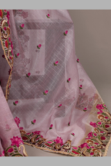 Premium Zari Kota Tissue Saree for Women