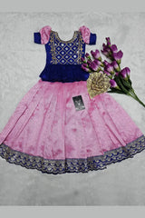 Kids Stitched Heavy Silk Fabric Lehenga