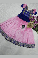 Kids Stitched Heavy Silk Fabric Lehenga