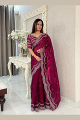 Elegant Designer Silk Saree with C-Pallu A Must-Have for Every Occasion lookrange