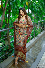 Pure Gaji Silk Oversize Designer Kaftan Collection