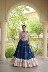 Morpich Navratri Lehenga Choli With Kutchi Work