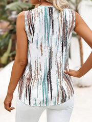 Women's Printed Rayon Sleeveless Top WesternStitch