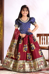 Festive Wear Patola Style Lehenga Choli for Girls