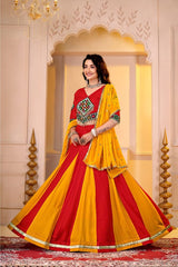 Designer Cotton Lehenga Choli | Gamthi Work