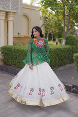Traditional Navratri lehenga choli for Garba and Dandiya celebrations