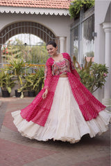 Navratri lehenga with comfortable cotton inner