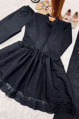 Girls Full Sleeve Ethnic Gown