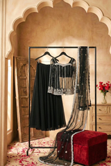 Traditional Designer Lehenga Set with Intricate Beadwork