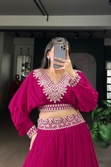  Vichitra Silk Co-Ord Set Lehenga