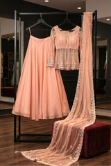 Traditional Silk Satin Lehenga Set for Special Occasions