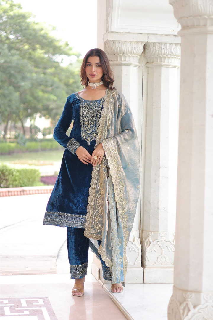 Premium Designer Readymade Top Pant Dupatta Collection 2026