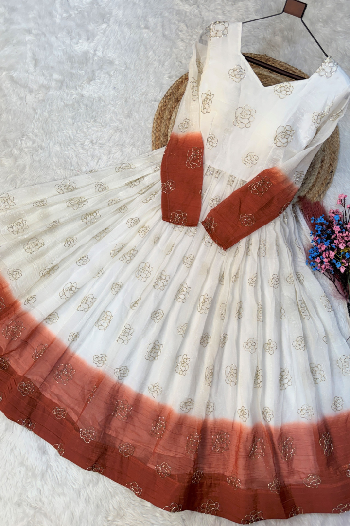 Flared gown for women