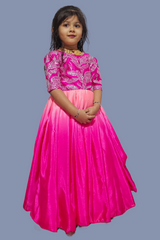  Full Stitched Pure Chinon Silk Gown Rani