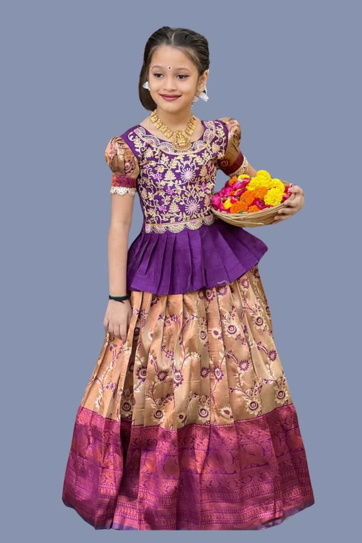 Kanjivaram_Silk_Lehenga_Choli_for_Baby_Girl