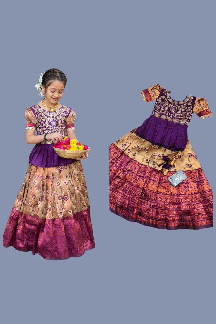 Kanjivaram_Silk_Lehenga_Choli_for_Baby_Girl