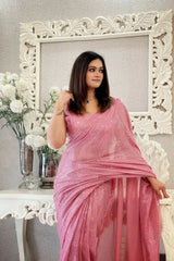 Comfortable Georgette Saree With Sequence Work