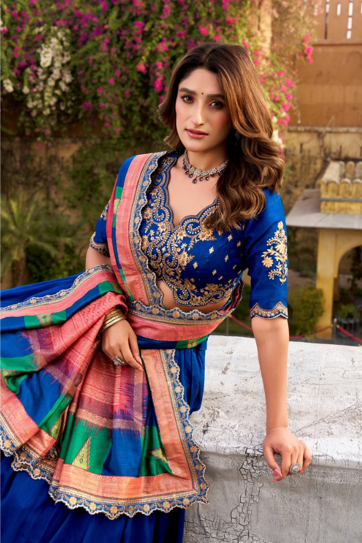 Luxury Vichitra Silk Wedding Wear