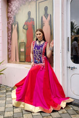 Designer fully stitched pure cotton lehenga choli set