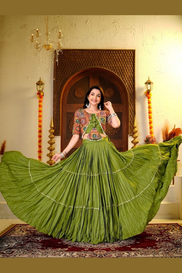 Premium cotton lehenga choli for wedding and festive wear