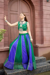 Designer pure cotton Navratri lehenga choli for women