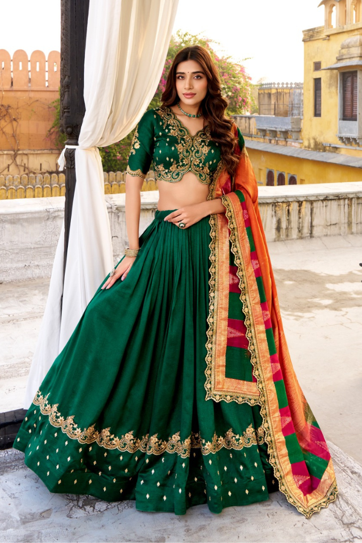 Luxury Vichitra Silk Wedding Wear