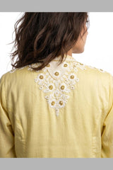 Designer embroidered top salwar three piece set