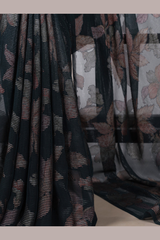 Floral Lurex Brasso Saree