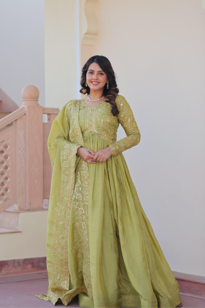 Trending Embroidered Gown Collection