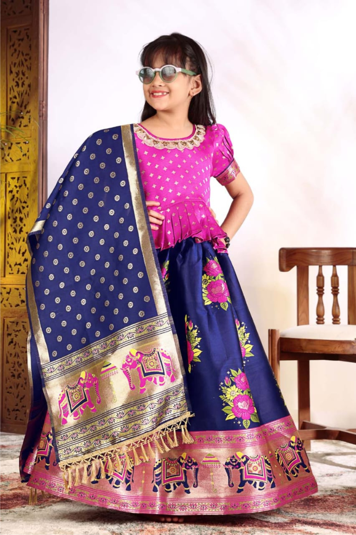 Designer kids wedding lehenga set