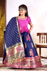 Designer kids wedding lehenga set