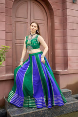 Navratri lehenga choli with sequence embroidery work