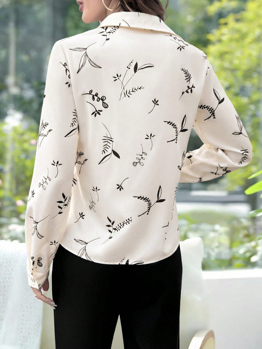 WesternStitch Chic Minimalist Printed Shirt WesternStitch