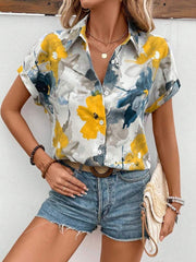 WesternStitch Shirt for Women Stylish Western Korean Design Short Sleeves WesternStitch