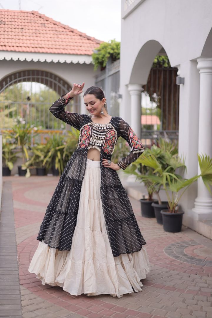 12 meter flare lehenga for Garba night