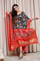 Pure Gaji Silk Oversize Designer Kaftan Collection