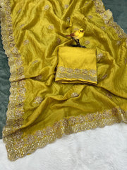 Adorable and Most Beautiful Designer Saree By Reni Creation