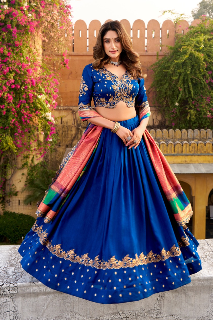 Luxury Vichitra Silk Wedding Wear