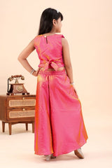 Sindoor Mono Embroidered Top and Palazzo Set