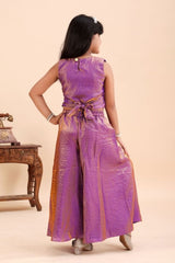 Sindoor Mono Embroidered Top and Palazzo Set