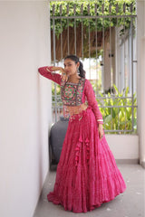 Navratri festival wear with 12-meter flair for Garba and Dandiya nights.